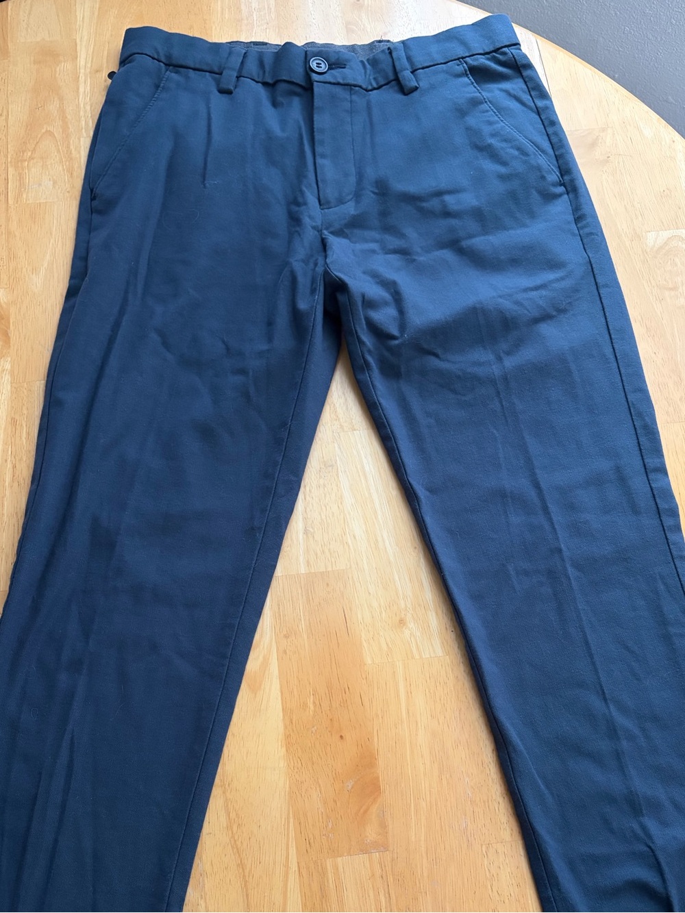 Dockers Men's Navy Straight-Leg Dress Pants 30x32